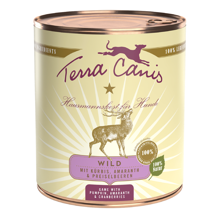 Terra Canis Hunde-Nassfutter Classic Wild mit Kürbis und Amaranth